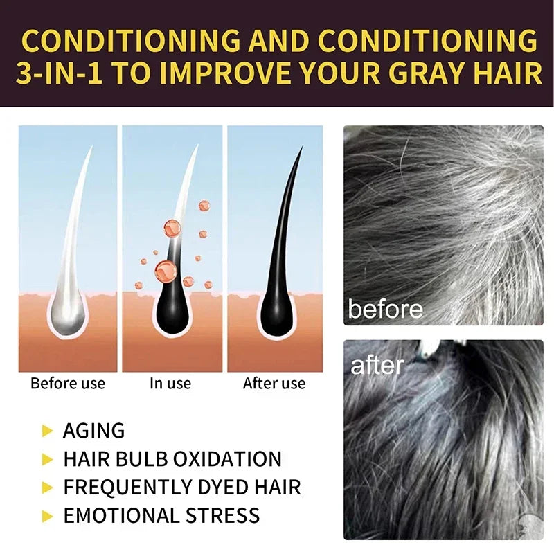 Natural Hair Dye Shampoo