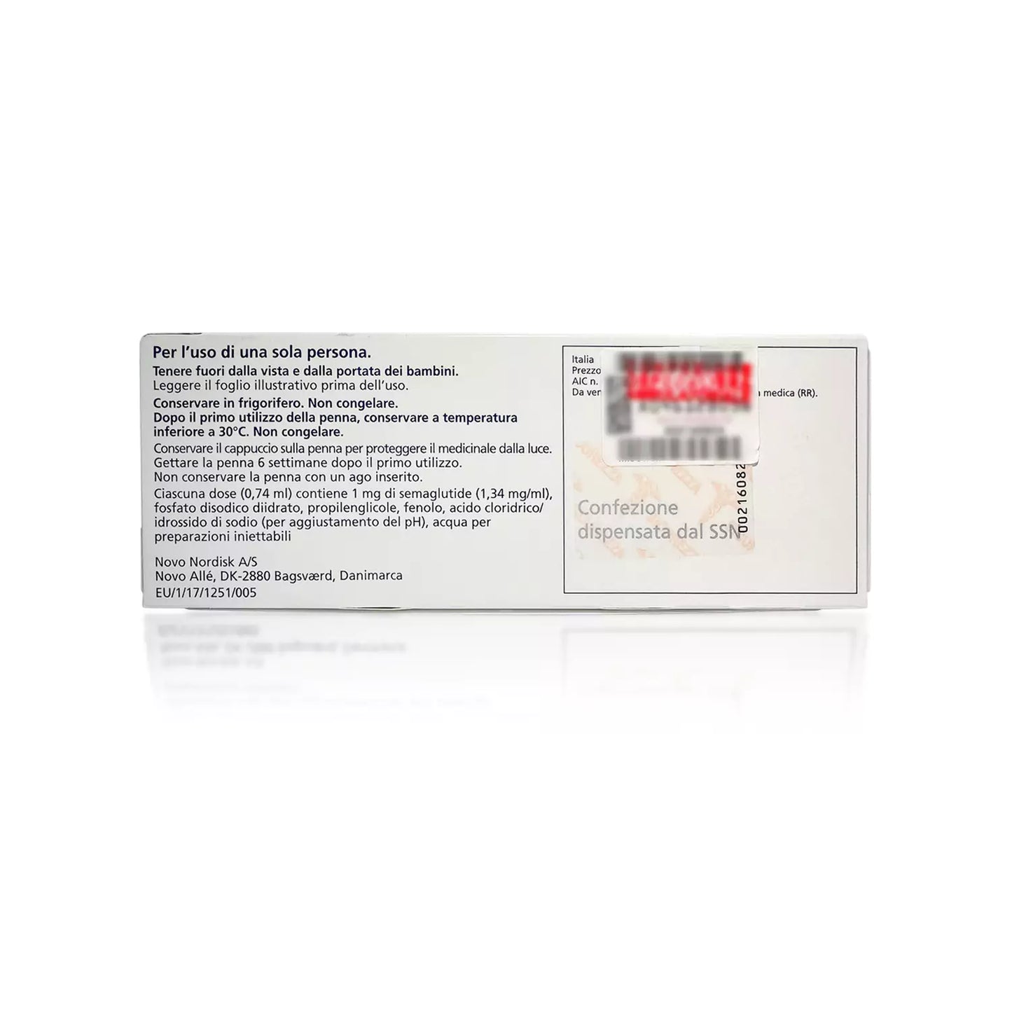 Ozempic 1mg Penna 💉 Include 4 Aghi NovoFine 4mm.